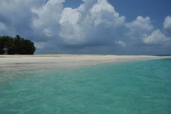 Chegando à paradisíaca Cayo Zapatilla, uma das pequenas ilhas de Bocas del Toro, no norte do Panamá